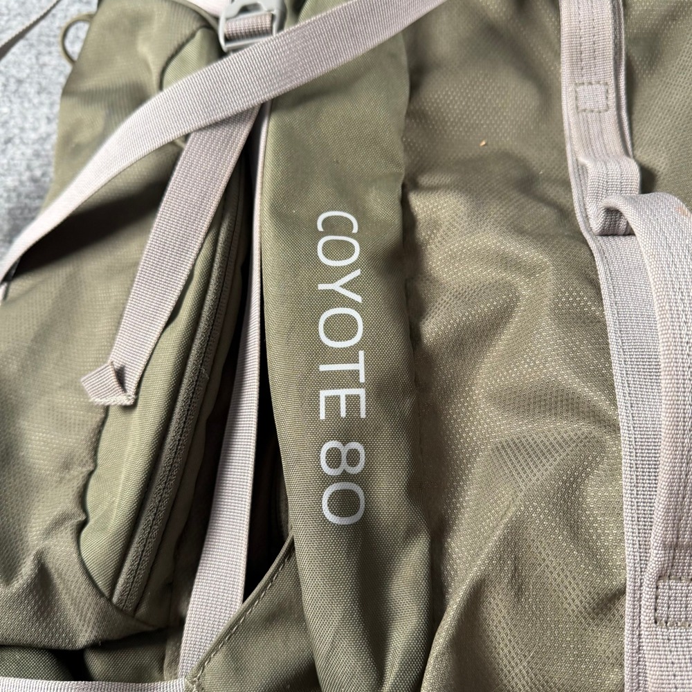 Kelty Coyote 80 Backpack Unisex Large Olive Green Hiking Camping Trekking Gear - Picture 2 of 11